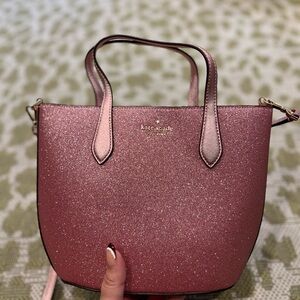 Kate Spade Rose Glitter Bag